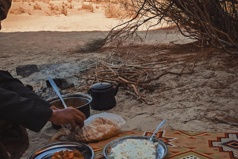 Wadi Rum: Beyond Tourist Route Full Day & Micro-Camp Stay