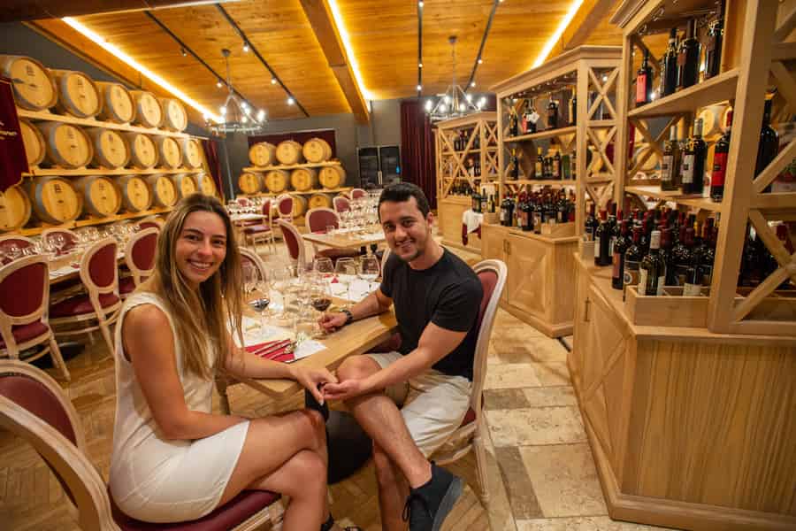 San Gimignano: Mittag- oder Abendessen in einem Weingut mit Weinverkostung. Foto: GetYourGuide San Gimignano: Mittag- oder Abendessen in einem Weingut mit Weinverkostung. Foto: GetYourGuide