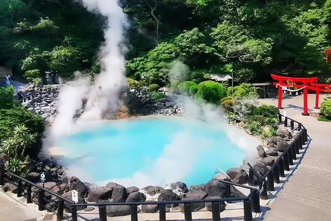 From Fukuoka: Nyoirinji Temple, Beppu Hells and Yufuin
