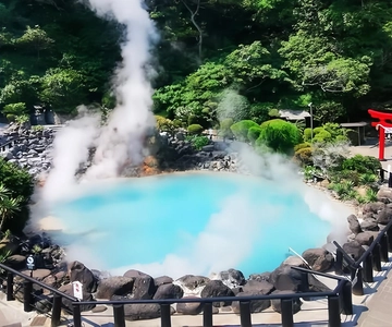 Fukuoka'dan: Nyoirinji Tapınağı, Beppu Cehennemleri ve Yufuin