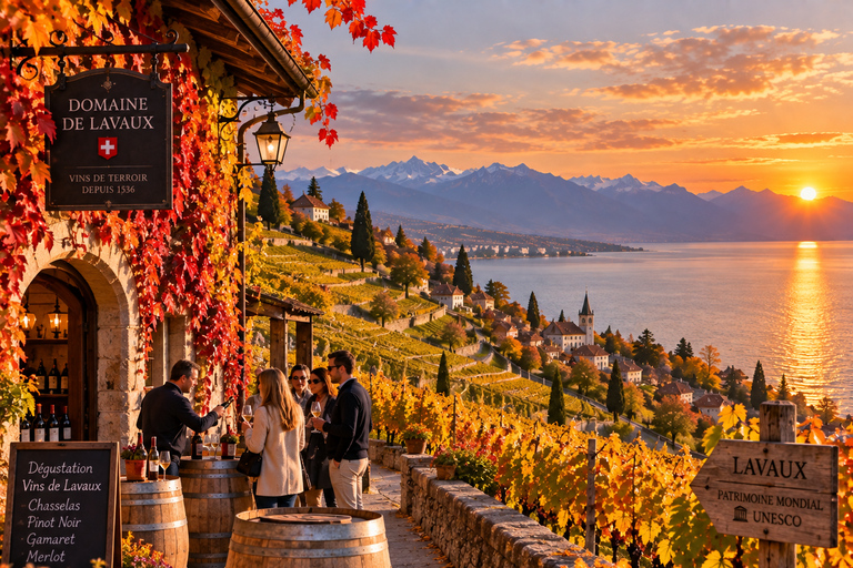 Geneva: Swiss Autumn Beauty Lausanne & Lavaux Private Tour