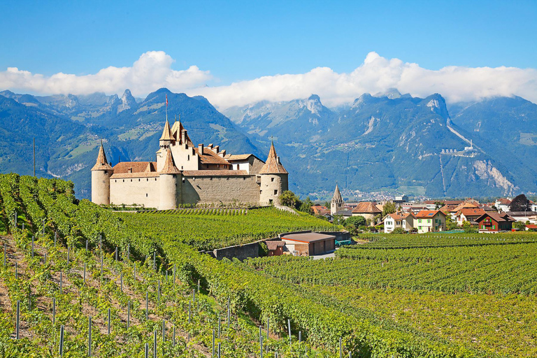 Voyage privé : Interlaken&gt; Château d&#039;Aigle, vignobles et Montreux