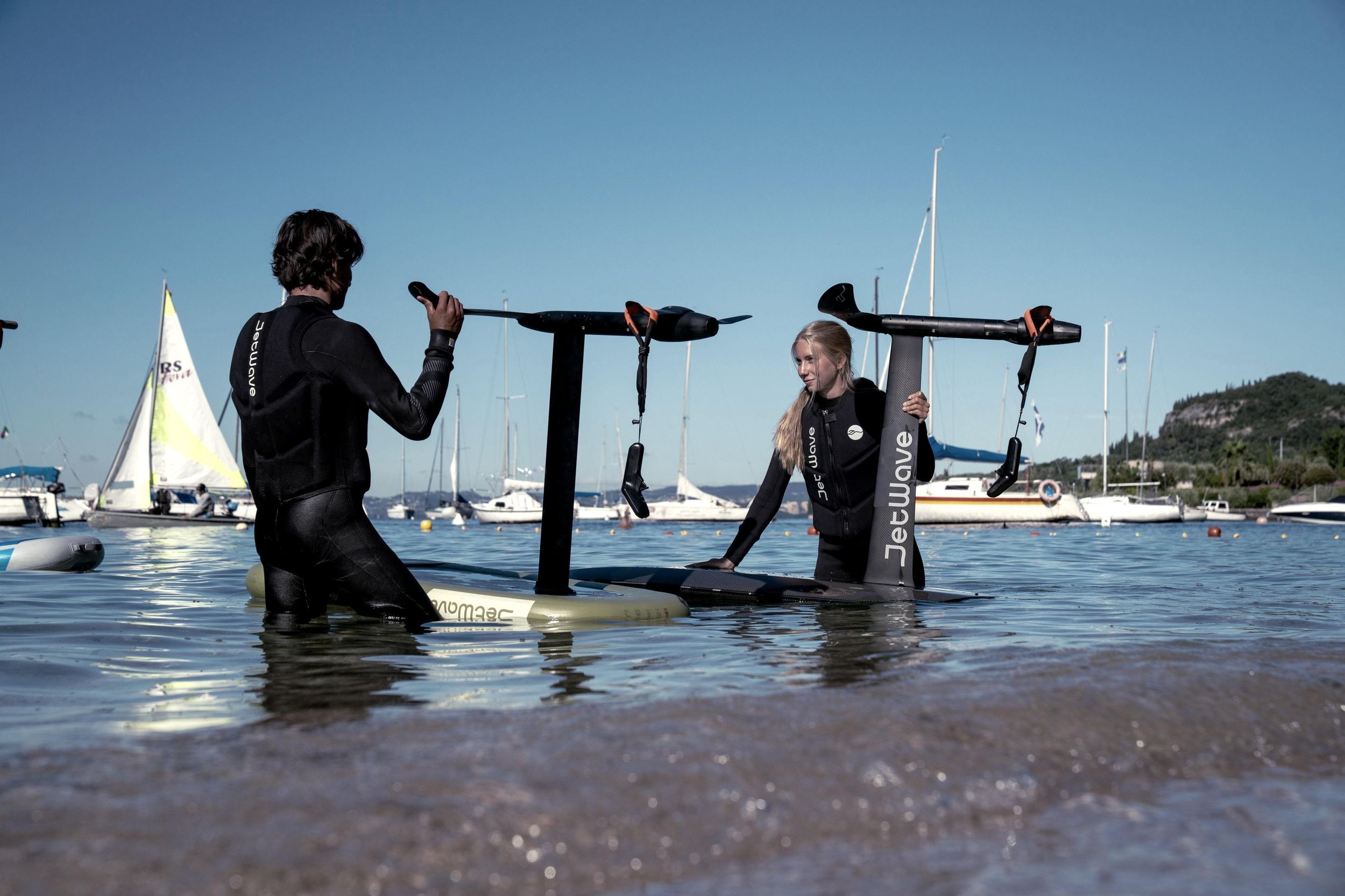 Brenzone sul Garda: E-Foil-Verleih und Kurs mit Experte