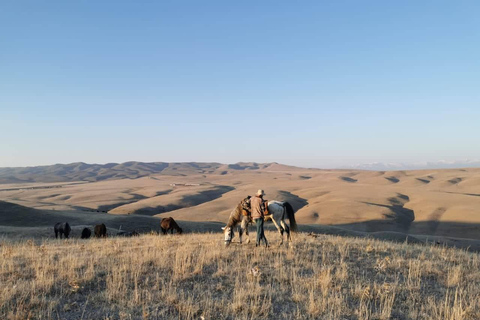 Réserve naturelle de Vashlovani : Randonnée à cheval