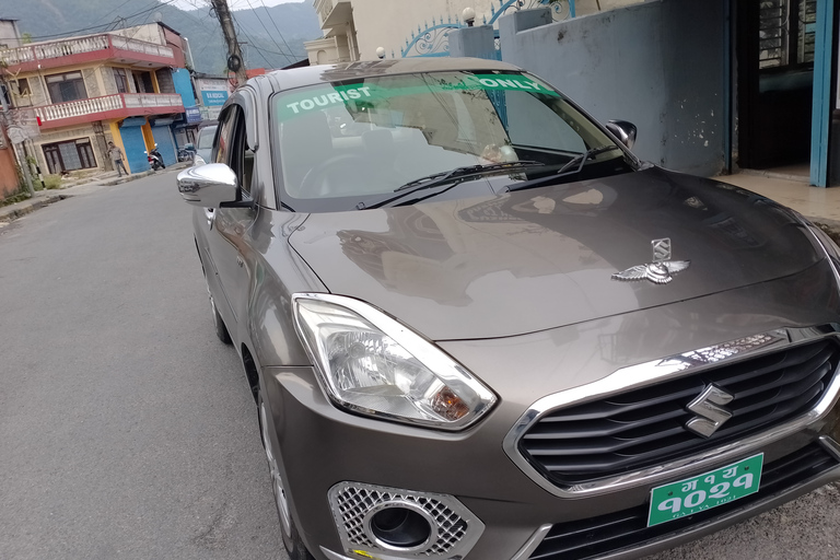 Desde Pokhara: Coche privado de lujo a KatmandúVisita privada