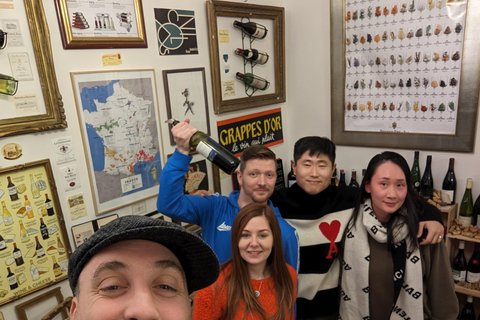 Paryż: Degustacja wina z 6 winami i deską serów