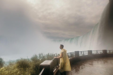 Depuis Toronto : Excursion d'une journée aux chutes du Niagara avec option croisièreExcursion en bateau (pas de voyage derrière les chutes)