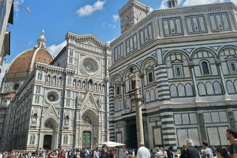 Da Milano: tour a piedi di Firenze con biglietti del trenoTour senza pranzo