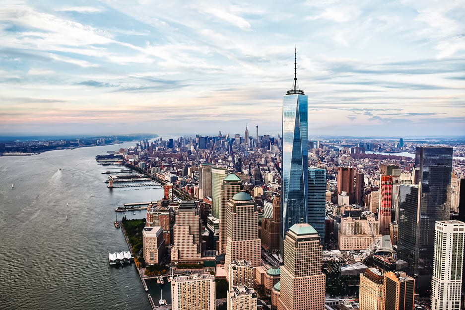 NYC : One World Observatory Billet coupe-file