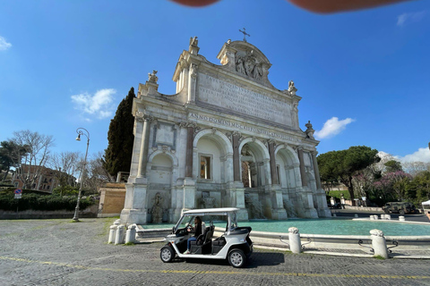 Roma: Tour particular personalizável em um carrinho de golfe elétrico