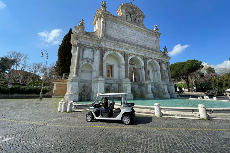 Roma: Tour particular personalizável em um carrinho de golfe elétrico