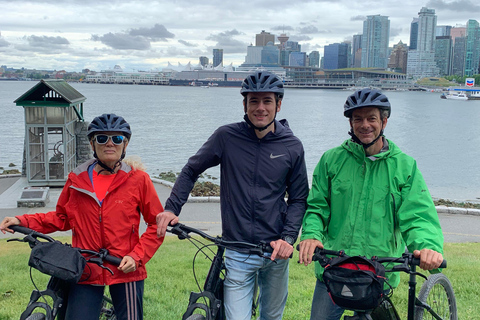 Visite guidée du front de mer de Vancouver en vélo/vélo