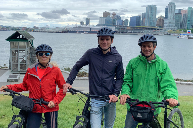 Visite guidée du front de mer de Vancouver en vélo/vélo