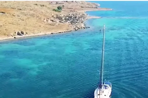Excursion tout compris aux îles de Delos et de Rhénanie avec le S/Y Olga