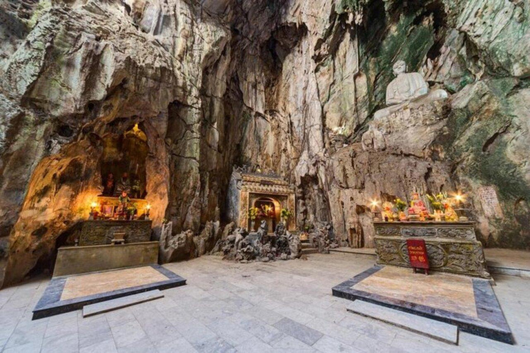 Hoi An: Montagna di marmo e Montagna delle scimmie nel pomeriggioPick up nella zona di Hoi An