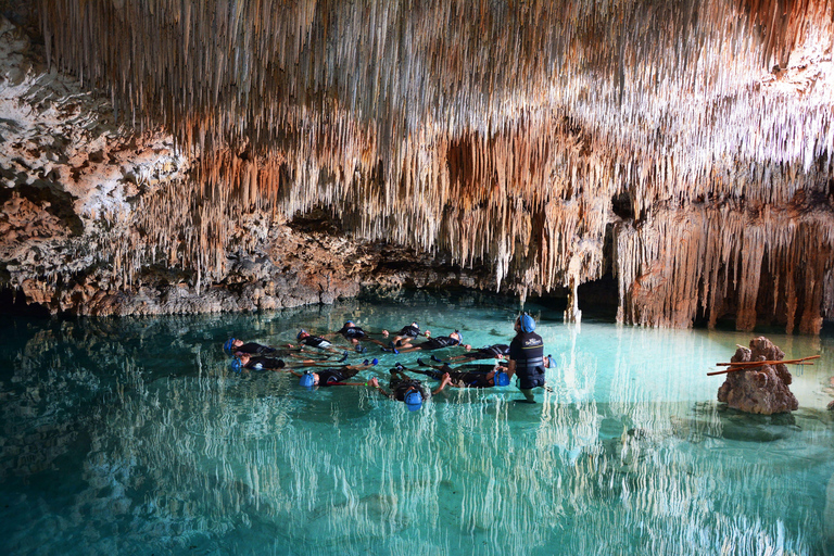 Z Cancún lub Riviera Maya: Cobá i Río Secreto – wycieczka 1-dniowaWycieczka do Coba i Río Secreto z Cancún