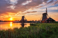 Visite privée Zaanse Schans Moulins à vent, Volendam & Marken - Hizvo