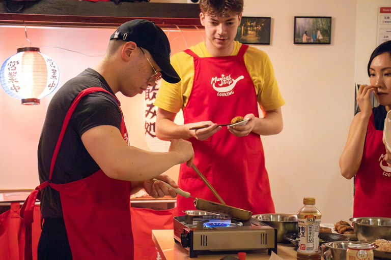 Tokyo : Cours de cuisine de type Izakaya avec dégustation de saké