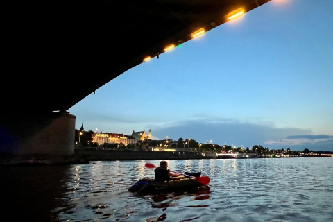Packrafting-Abenteuer Fluss Weichsel Warschau Polen