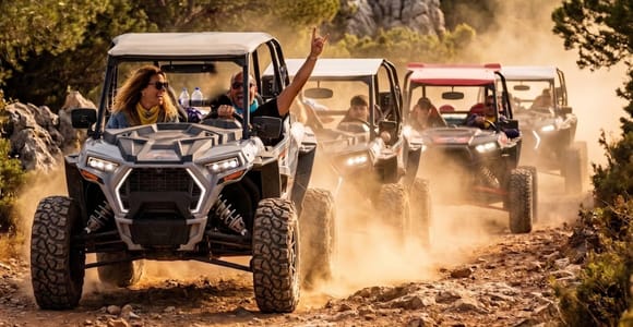 Ibiza: Guided Buggy Tour with Beach Stops