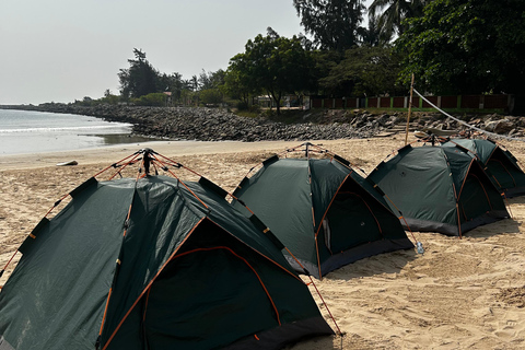 Lagos: Übernachtung am Tarkwa Bay Beach mit SurfunterrichtLagos: Übernachtung am Strand von Tarkwa Bay mit Surfkurs