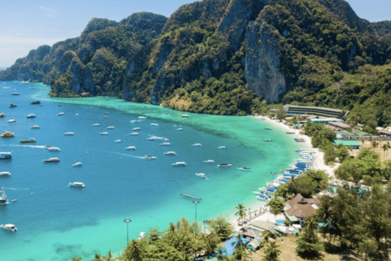 TailanDay w PhiPhi - Zatoka Maya i główne plaże w języku portugalskimTailanDay w Phi Phi - Zatoka Maya i główne plaże