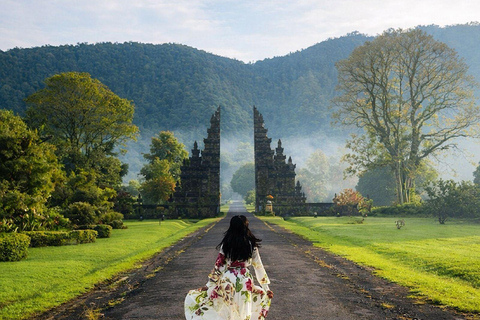 Bali: Sekumpul & Fiji Fall, Handara Gate & Wanagiri Hill Tour Not Including Entrance Ticket with Pickup Central Bali
