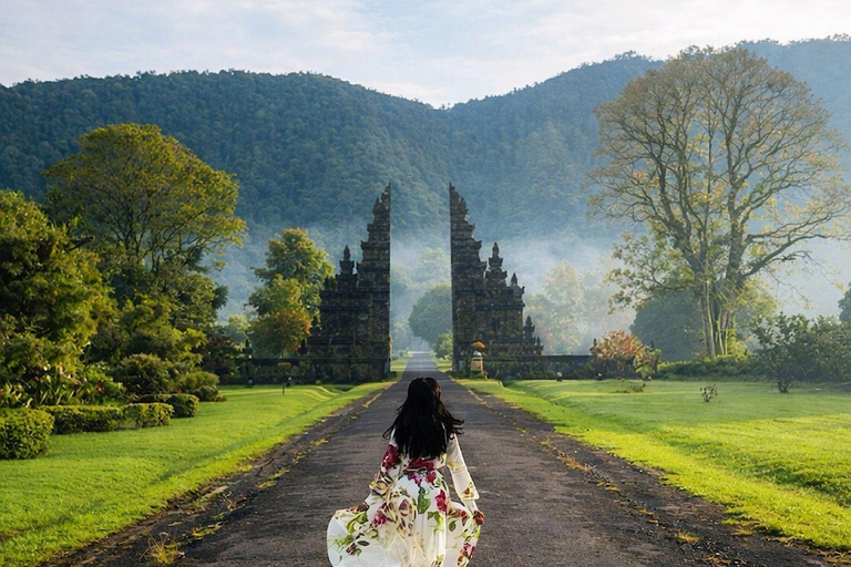 Bali: Sekumpul & Fiji Fall, Handara Gate & Wanagiri Hill Tour Not Including Entrance Ticket with Pickup Central Bali