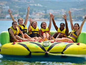 Sidari: Crazy Sofa Water Tube Ride