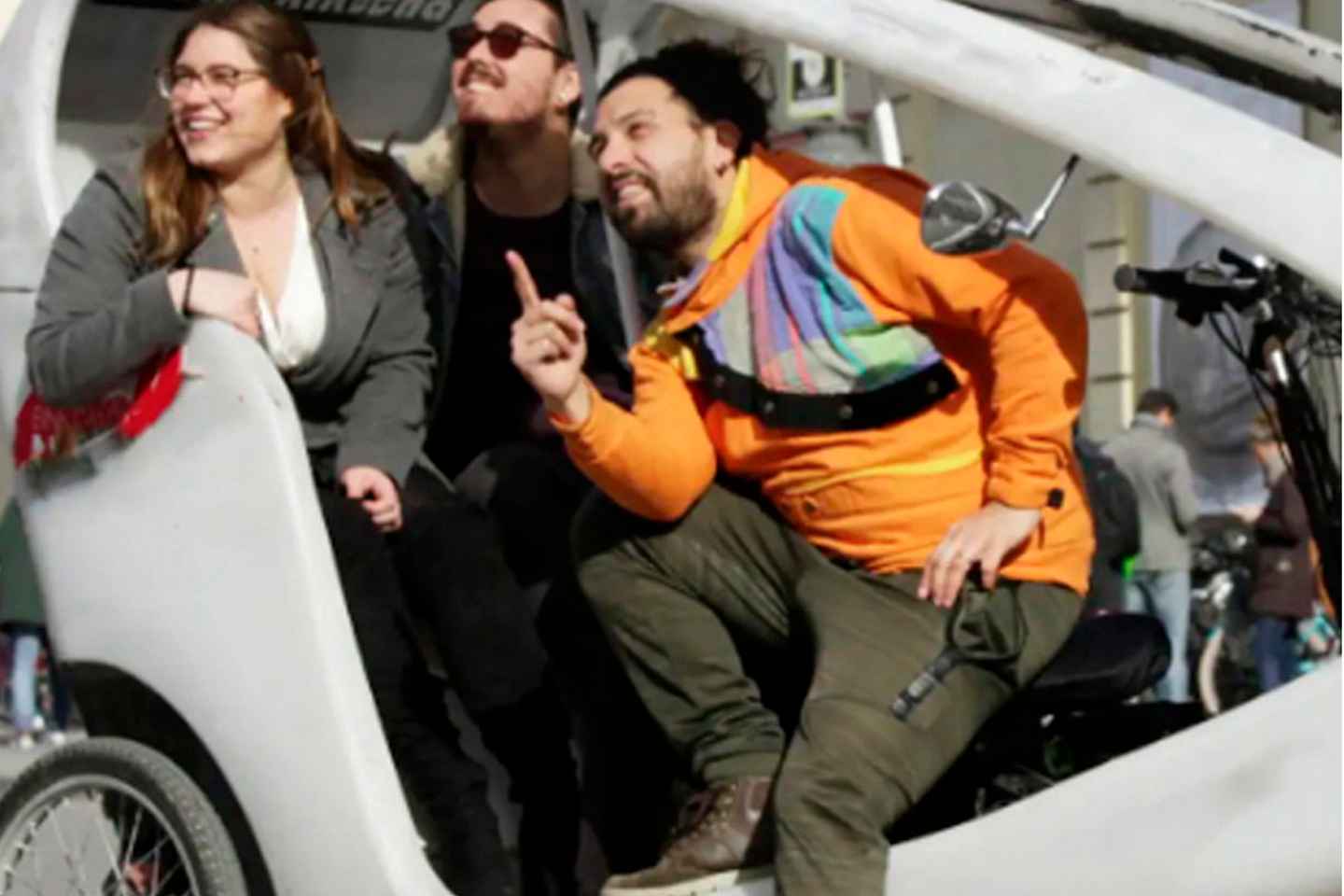 Exploring Munich in a Rikscha