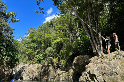 Excursion à El Yunque, rivière et toboggans aquatiques