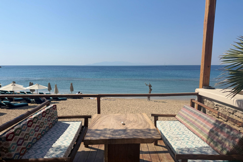 Mykonos: Beach Escape with Sunbeds and Optional Food