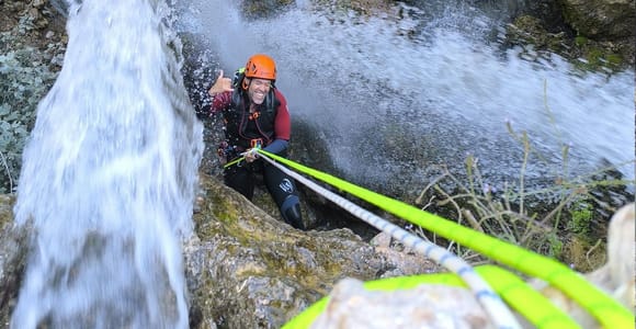 From Alicante: Water-based canyoning experience near Alicante