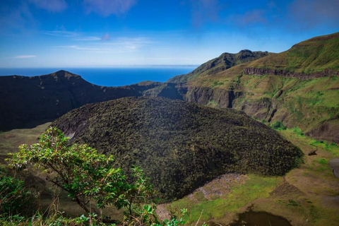 Vandring på vulkanen La Soufriere i St vincent