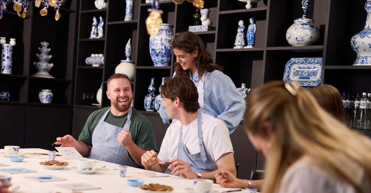 Afbeelding 15 van Amsterdam: traditionele Nederlandse blauwe tegelschilderworkshop