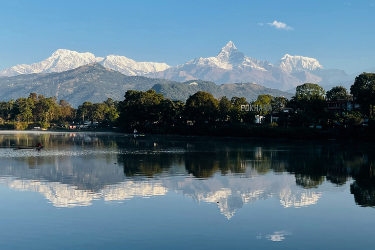 Pokhara: Boating by Phewa and Hike to Peace Pagoda