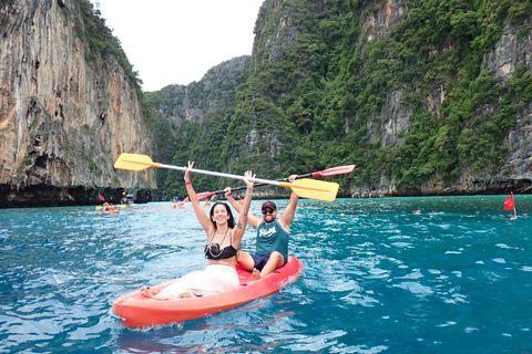 Koh Phi Phi : Passeio de barco pirata com snorkeling e caiaque