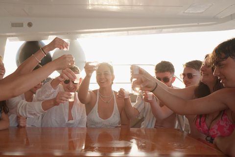 Kissamos: Balos Lagoon Sunset Cruise with Swimming & Snacks Shared Sunset Cruise with Hotel Pickup and Drop-off