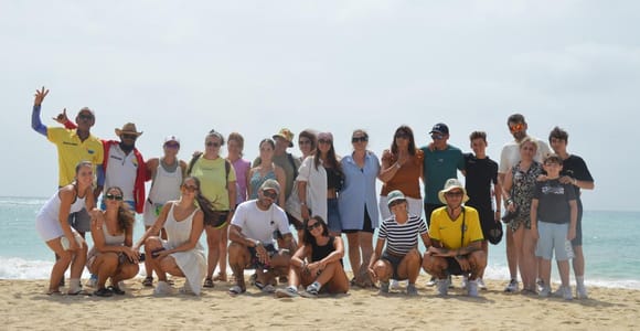 From Sal Island: Blu eye, Salt lake, Lemon Sharks & Palmeira