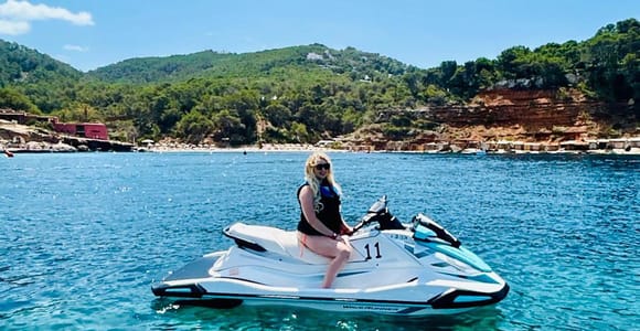 Ibiza: San Antonio to Cala Salada Jet Ski Tour