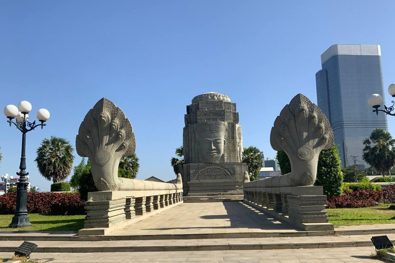 Phnom Penh: tour guidato della città con transfer aeroportuale