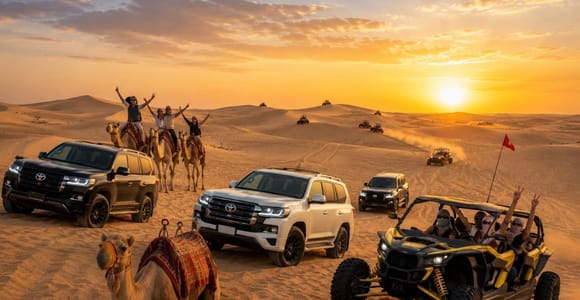 Doha: ATV/ Quad Biking, 4x4 Safari, Camel Ride/ Sandboarding