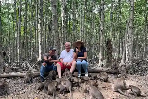 Ho Chi Minh:Bosque de manglares de Can Gio con guía Recogida en el hotel