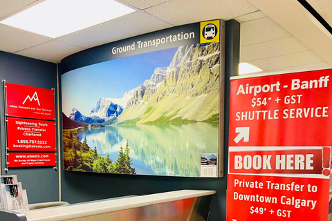 Calgary to Canmore/Banff (Shared Shuttle/Bus) Crowfoor LRT Station to Banff (Shared Shuttle Bus)