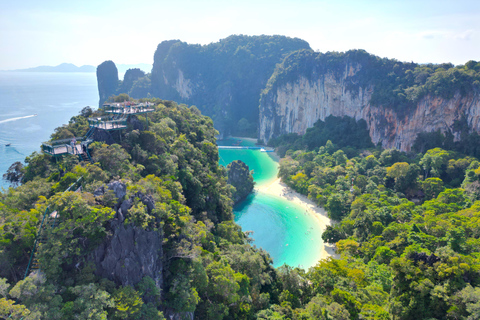 From Railay: Island Hopping Tour by Private Longtail Boat Option 2: Private Tour 4 Islands