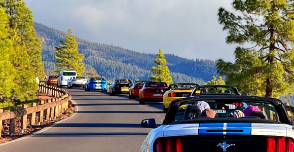 Mount Teide Sunset Sightseeing Tour by Quad and Mustang Convertible
