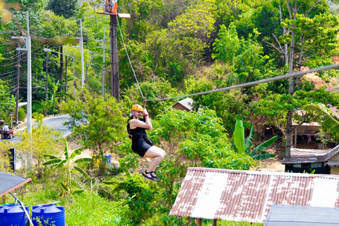 Phuket: Zipline Flying Higher Than Hawk with ATV Option Zipline 18 Platform and ATV ride