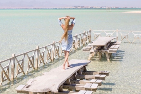 Hurghada: Schnorcheln, Tauchen, Parasailing & Orange Island mit Mittagessen