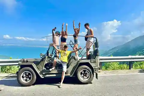 From Hue: Jeep Tour to Hoi An or Da Nang via Hai Van Pass