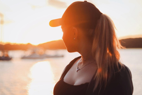 Baie de San Diego Nord : Croisière au coucher du soleil avec collations et boissonsCroisière au coucher du soleil sur le Duffy Boat